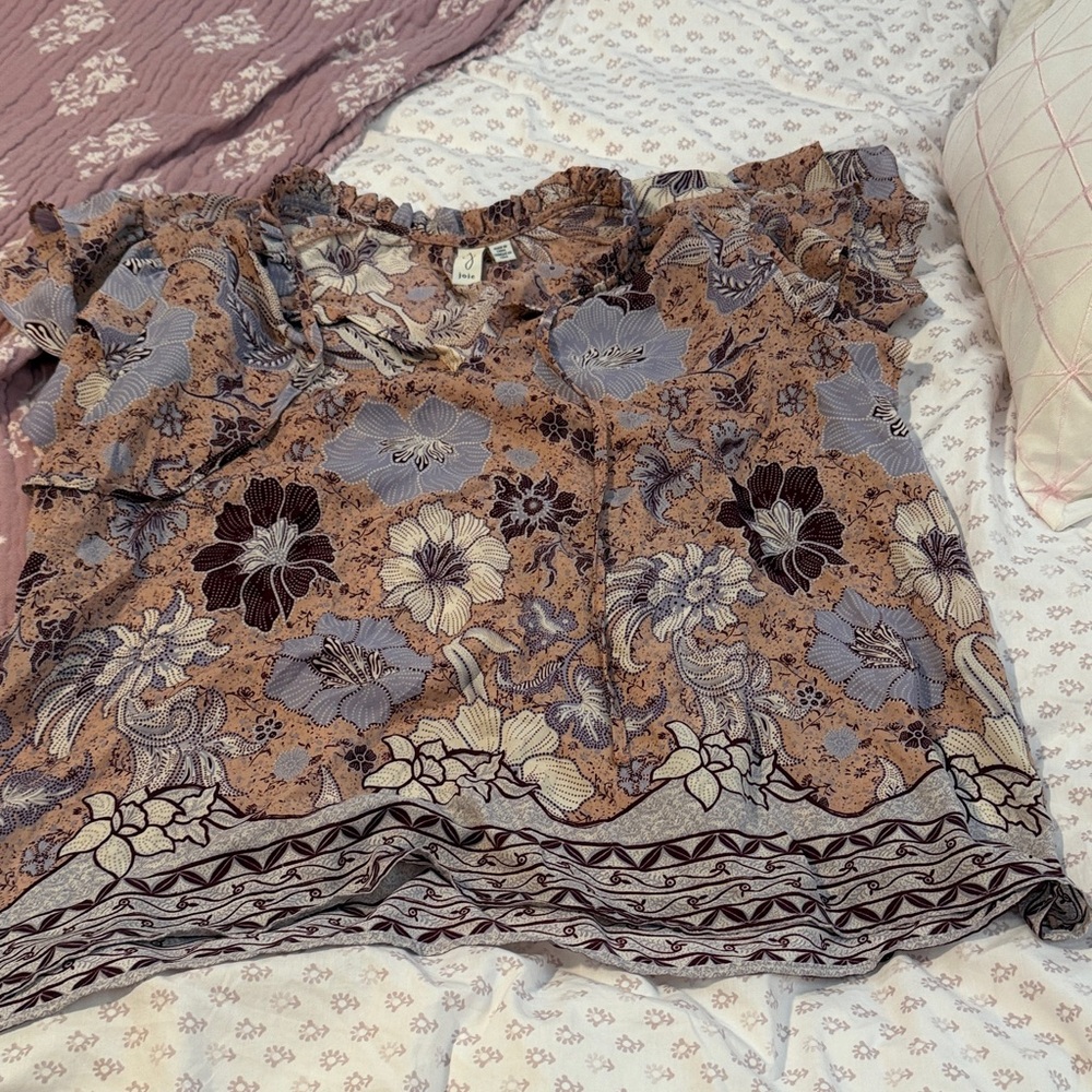 Joie Multicolor Floral Blouse